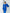 ELAGIA blue backless cut-out puff-sleeve midi dress fabric texture close-up - purple business suit women modern