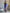 Blue Satin Off-the-shoulder Maxi Dress - view 7 | ELAGIA