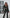 ELAGIA Alexa Black Promo Slim-Fit Suit 2-Piece front view - professional women's business suit with tailored blazer