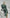 ELAGIA emerald puff sleeve wrap dress back view - green wrap dress showing tie closure and sleeve details
