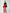 ELAGIA red high waist flared pants waist detail and fit - part of 3 piece women's suit collection