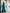 ELAGIA blue jumpsuit fabric detail - Emerald strapless v neck jumpsuit material and texture close-up view