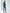 ELAGIA green suit close-up of lapels - 3 piece women's suit style double breasted blazer with peak lapels