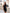 ELAGIA black one-shoulder mini dress back angle - 3 piece women's suit styling for purple business suit women
