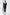 ELAGIA black square neck backless midi dress front view - 3 piece women's suit alternative style