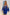 ELAGIA electric blue mini prom dress back view showing puffed sleeves - purple business suit women style in bright blue