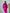 ELAGIA Crimson Backless Cut-Out Puff-Sleeve Midi Dress worn with accessories - 3 piece women's suit styling