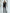 ELAGIA black single-breasted suit 2-piece front view - sophisticated 3 piece women's suit executive attire