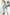 ELAGIA Olive Crop Jacket Suit 2-Piece front view - green 3 piece women's suit professional workwear set