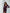 ELAGIA plum wrap long sleeve collarless maxi dress back view - 3 piece women's suit purple business suit women