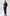 ELAGIA black double-breasted suit worn by model in office setting - 3 piece women's suit style inspiration