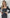 ELAGIA black long sleeve top and maxi skirt 2-piece set - back view showing 3 piece women's suit silhouette