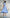 Sky-Blue Backless Puff-Sleeve Midi Dress