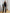 ELAGIA black shawl lapel suit 2-piece pants detail showing fit and cut - purple business suit women bottoms