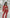 ELAGIA red slit sleeve suit 2-piece - back view showcasing purple business suit women professional look