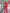 ELAGIA red regular-fit 3 piece women's suit styled look with blazer open showing vest underneath