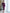 ELAGIA Bordeaux Puff-Sleeve Midi Dress front view - 3 piece women's suit style in deep burgundy color