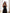 ELAGIA Black Strapless V-Neck Jumpsuit front view - elegant women's black suit set with tailored fit