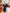 ELAGIA navy silk dress worn with accessories styling shot - 3 piece women's suit purple business suit women