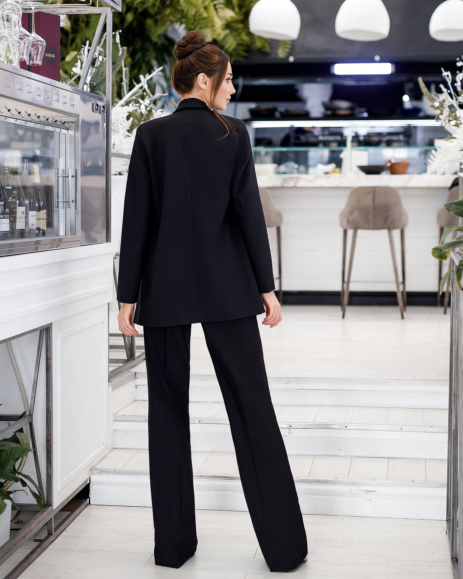 Black Oversized 2-Piece Suit