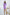 ELAGIA lavender long sleeve mini dress front view - 3 piece women's suit purple business suit women color option