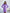 ELAGIA lavender long sleeve mini dress detail - 3 piece women's suit purple business suit women close-up styling