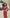 ELAGIA red midi dress back angle showing purple business suit women inspired cut and long sleeve detail