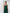 ELAGIA blue jumpsuit back view - Emerald Strapless V-Neck Jumpsuit showing rear silhouette and fit