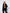 ELAGIA Black Shawl Lapel Suit 2-Piece back view - 3 piece women's suit showing rear silhouette and fit