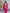 ELAGIA Crimson Regular-Fit 3-Piece Suit - side angle detail of purple business suit women's blazer and trousers