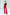 ELAGIA red high waist flared pants detail shot of waistband and fabric texture for 3 piece women's suit