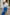 ELAGIA royal blue suit women complete look showcasing blue high waist belted mini skirt in business setting