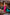 ELAGIA Crimson Puffed Sleeve Midi Dress - three-quarter angle view emphasizing dress shape and crimson color