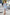 ELAGIA grey-blue satin puff-sleeve midi dress front view - purple business suit women 3 piece women's suit style