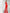 ELAGIA red double breasted suit fabric texture and construction detail - 3 piece women's suit material view