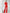 ELAGIA red suit complete styled outfit on model full body view - purple business suit women professional look