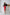 Red High Waist High Slit Midi Skirt - front view | ELAGIA