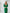ELAGIA green 2-piece womens suit set midi skirt hem and fit detail - lower body focus