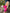 ELAGIA fuchsia puffed sleeve mini prom dress - model wearing 3 piece women's suit purple business suit women