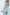 Sky-Blue Long Sleeve Midi Dress - styled look | ELAGIA