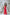 ELAGIA womens red suit set - styled red satin wide-leg jumpsuit with accessories for evening wear look