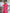 ELAGIA crimson puff-sleeve midi dress detail shot - textured fabric close-up purple business suit women style