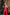 ELAGIA womens red suit set - styled outfit view of red deep V-neck sleeveless jumpsuit