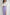 Lavender High Waist High Slit Midi Skirt - back view | ELAGIA