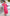 ELAGIA crimson puff-sleeve midi dress back view - sophisticated purple business suit women inspired design