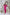 ELAGIA fuchsia long sleeve maxi dress worn with belt styling - 3 piece women's suit alternative look
