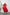 ELAGIA red backless puff-sleeve midi dress side profile highlighting silhouette - purple business suit women