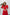 ELAGIA red backless puff-sleeve midi dress close-up of puff sleeves - 3 piece women's suit purple business suit women