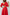 ELAGIA red backless puff-sleeve midi dress fabric texture detail - 3 piece women's suit purple business suit women