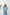 ELAGIA sky-blue backless puff-sleeve midi dress - full styled ensemble view, 3 piece women's suit complete outfit